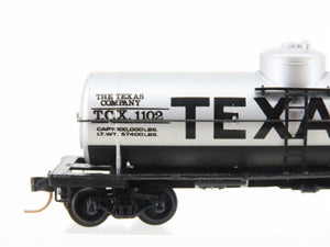 N Scale Kadee Micro-Trains MTL 65072 TCX Texaco 39' Single Dome Tank Car #1102