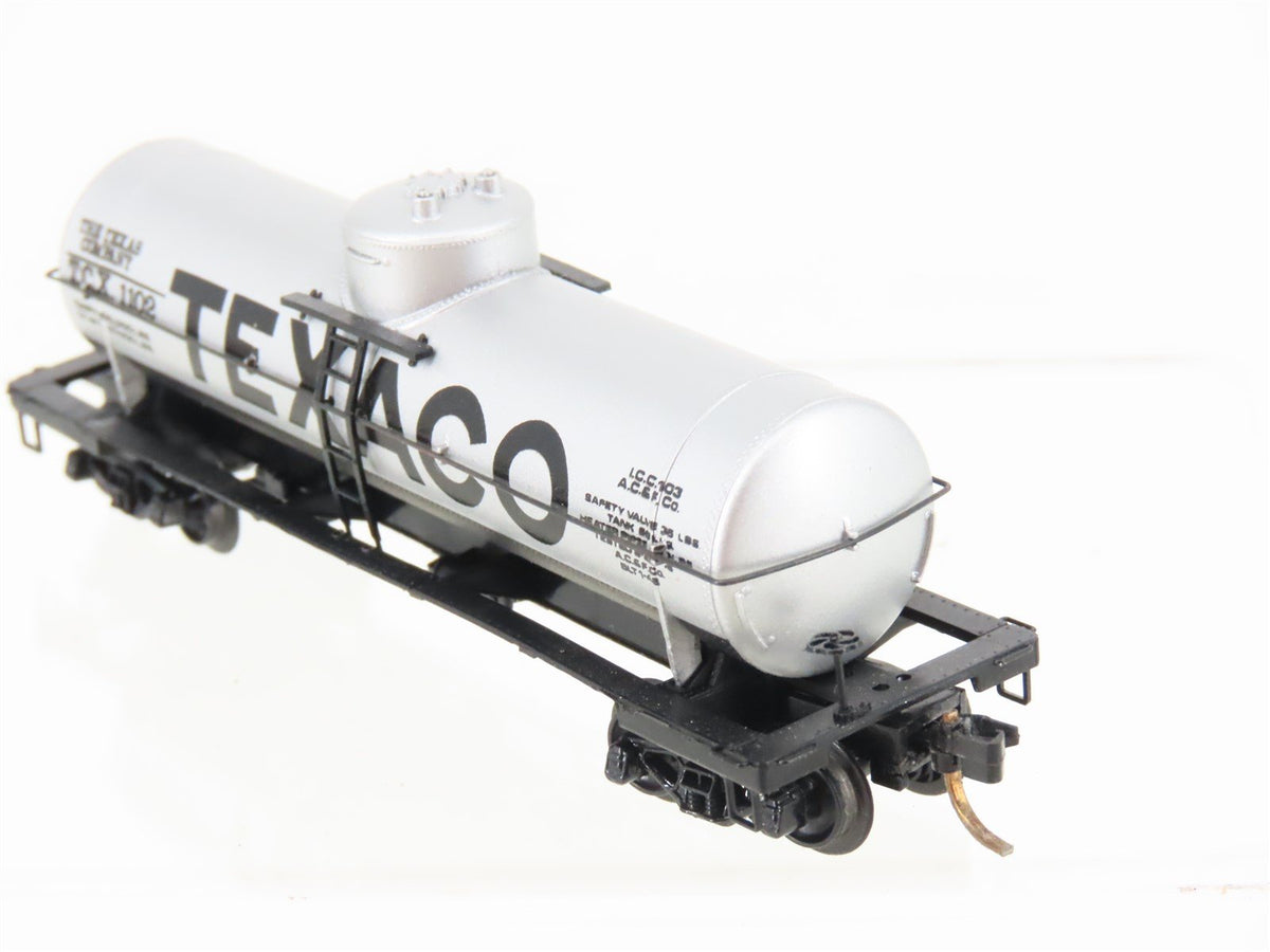 N Scale Kadee Micro-Trains MTL 65072 TCX Texaco 39&#39; Single Dome Tank Car #1102