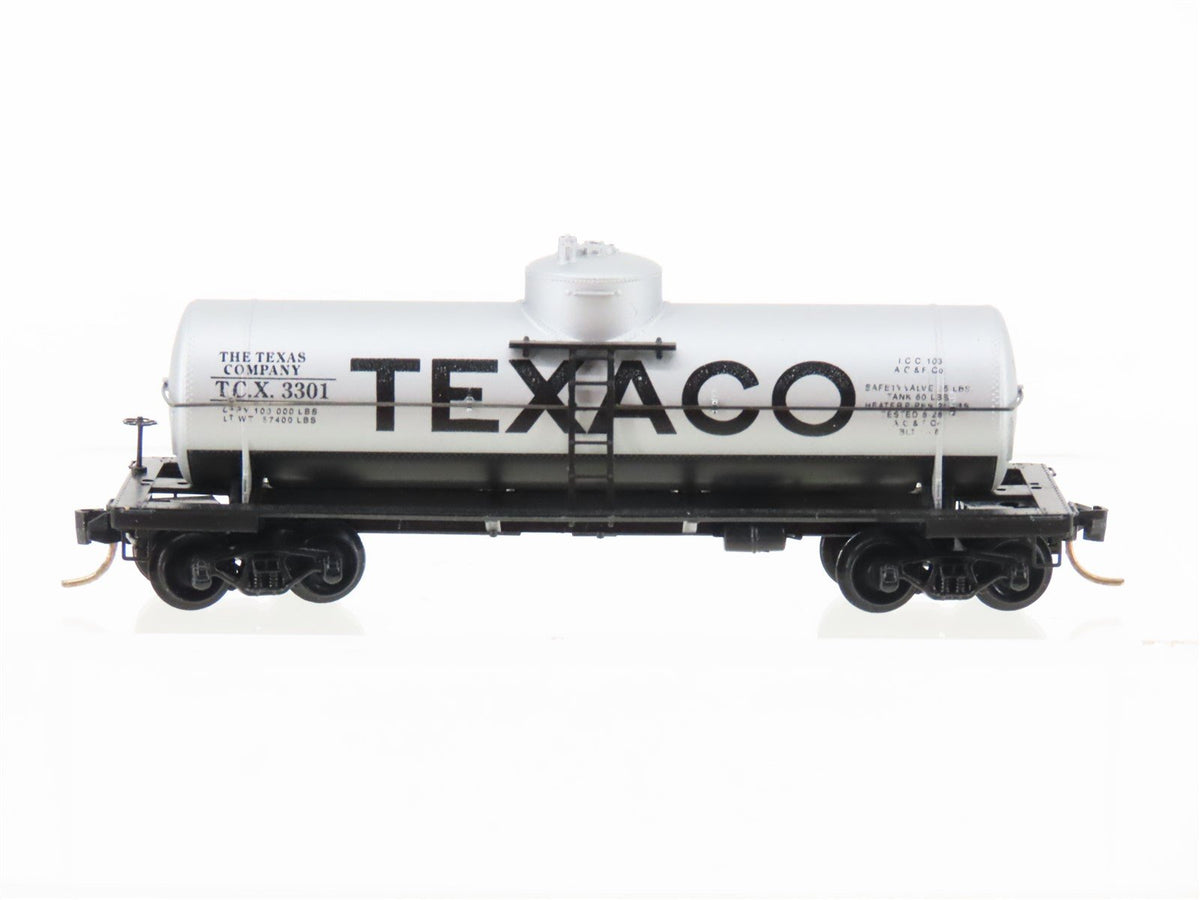 N Micro-Trains MTL Al&#39;s Kustom Train Kars #163 TCX Texaco 39&#39; Tank Car #3301