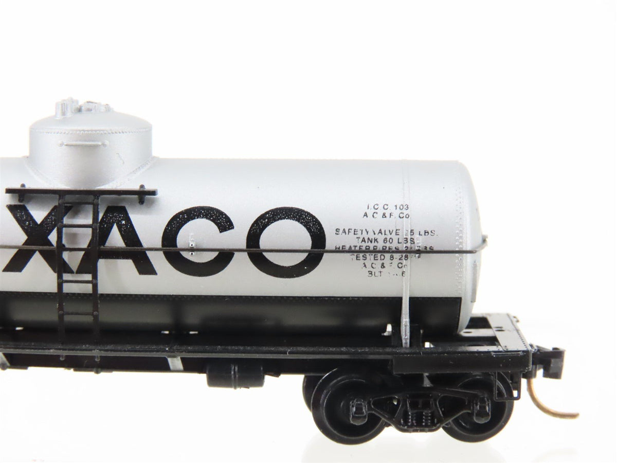 N Micro-Trains MTL Al&#39;s Kustom Train Kars #163 TCX Texaco 39&#39; Tank Car #3301