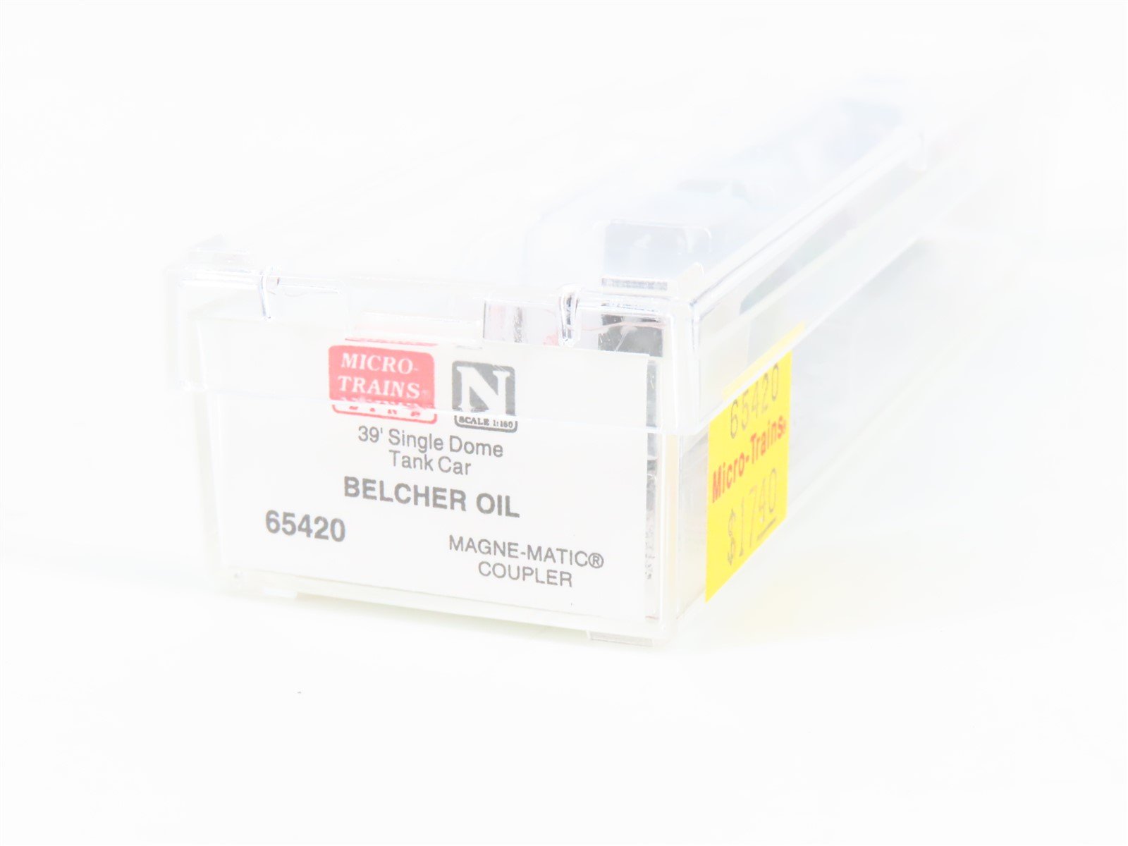 N Micro-Trains MTL 65420 BERX Belcher Oil 39' Single Dome Tank Car #105