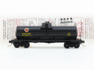 N Micro-Trains MTL 65410 CGW Chicago Great Western 39' Single Dome Tank Car #283