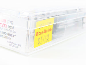 N Micro-Trains MTL 65400 CGW Chicago Great Western 39' Single Dome Tank Car #290
