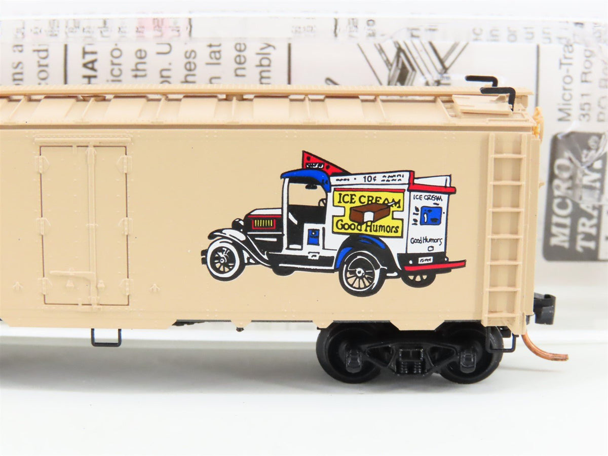 N Scale Micro-Trains MTL 59580 GH Good Humor 40&#39; Steel Ice Reefer #8002