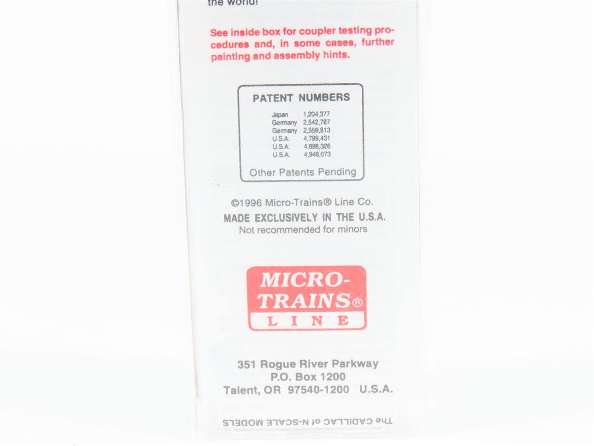 N Micro-Trains MTL 65390 MRL Montana Rail Link 39&#39; Single Dome Tank Car 100015
