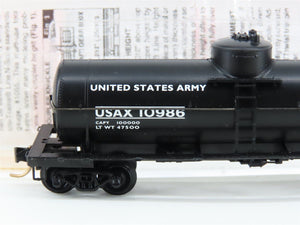 N Scale Micro-Trains MTL 65370 USAX US Army 39' Single Dome Tank Car #10986