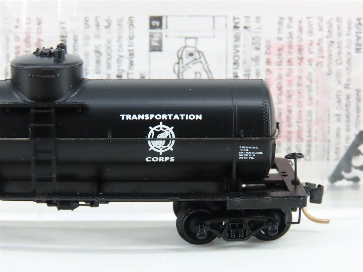 N Scale Micro-Trains MTL 65370 USAX US Army 39&#39; Single Dome Tank Car #10986