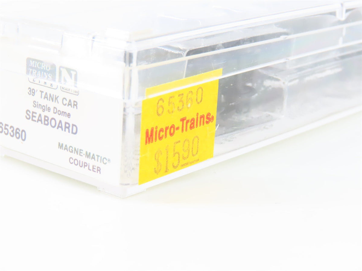 N Scale Micro-Trains MTL #65360 Seaboard 39&#39; Tank Car #073222