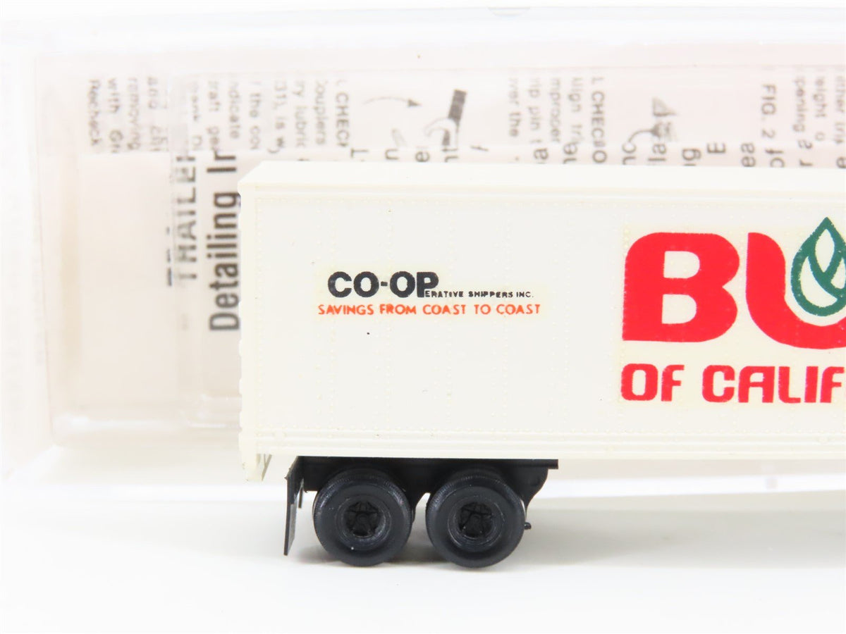 N Scale Kadee Micro-Trains MTL 40&#39; Bud of California Trailer--CUSTOM