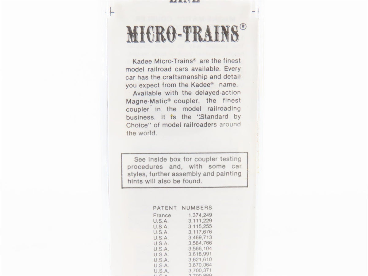 N Scale Kadee Micro-Trains MTL 40&#39; Bud of California Trailer--CUSTOM