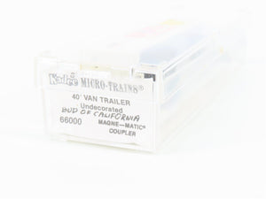 N Scale Kadee Micro-Trains MTL 40' Bud of California Trailer--CUSTOM