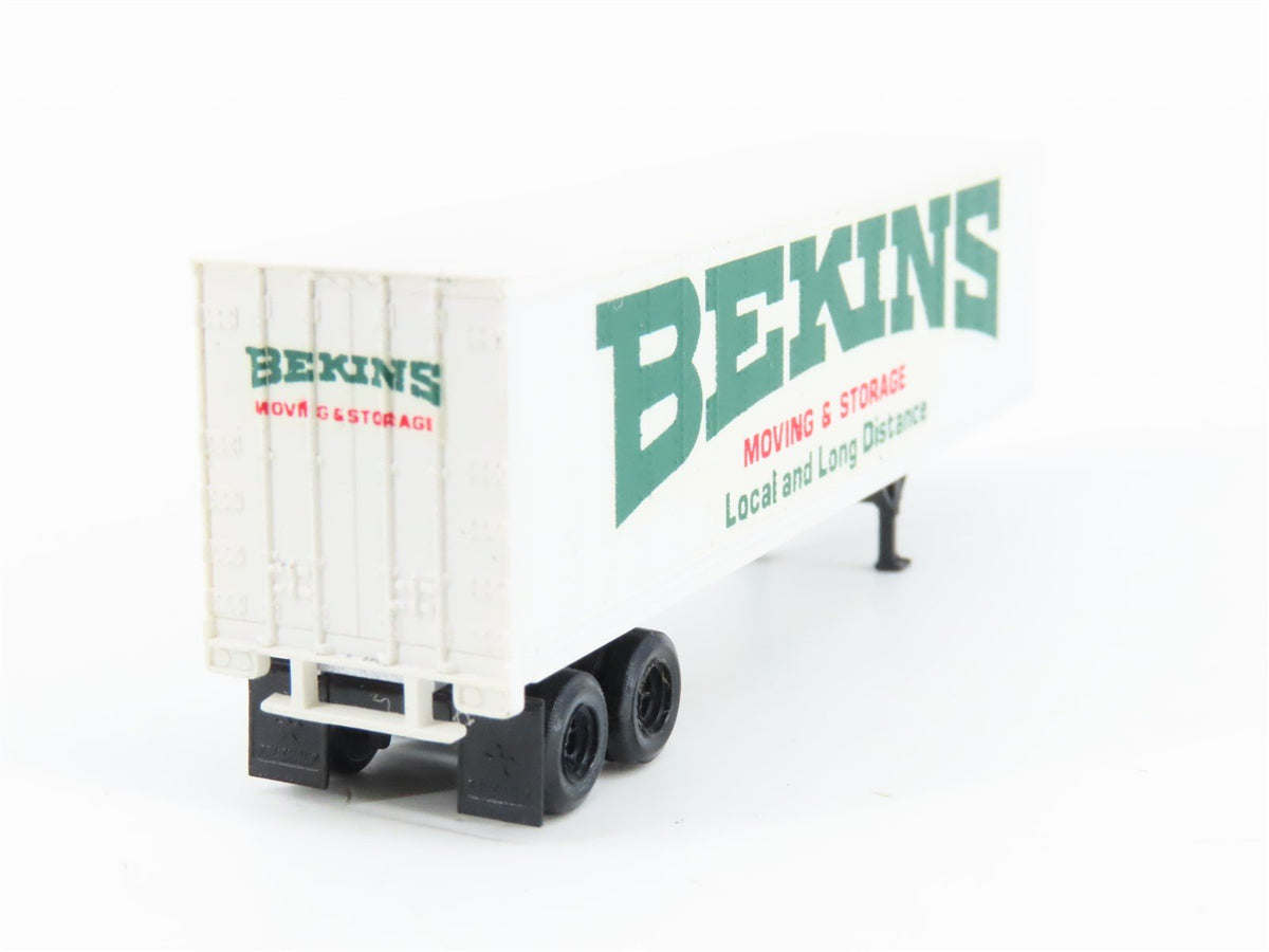 N Scale Micro-Trains MTL 40&#39; Bekins Semi Trailer--Custom