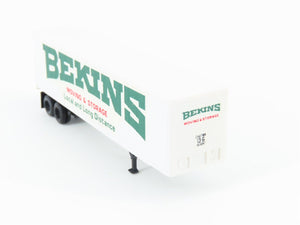 N Scale Micro-Trains MTL 40' Bekins Semi Trailer--Custom