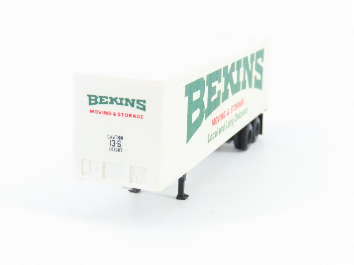 N Scale Micro-Trains MTL 40&#39; Bekins Semi Trailer--Custom