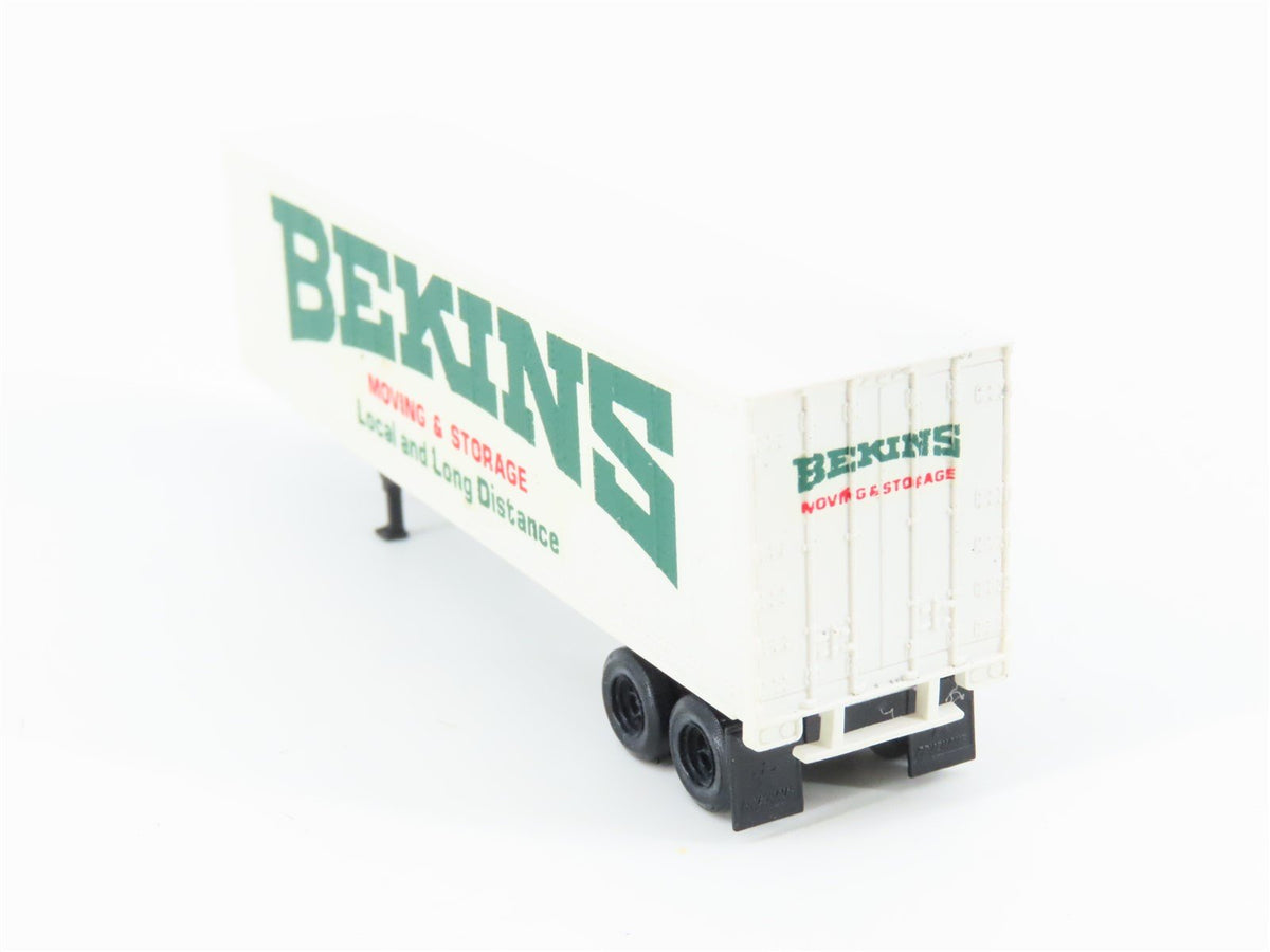 N Scale Micro-Trains MTL 40&#39; Bekins Semi Trailer--Custom