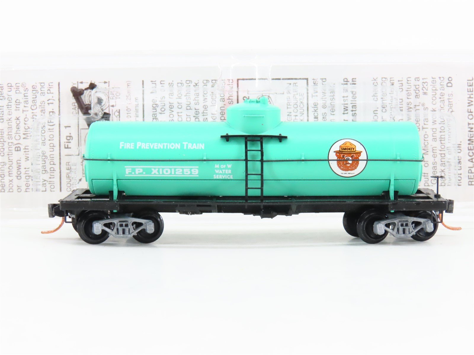N Micro-Trains MTL 65540 FP Fire Prevention Train Smokey Bear Tank Car X101259
