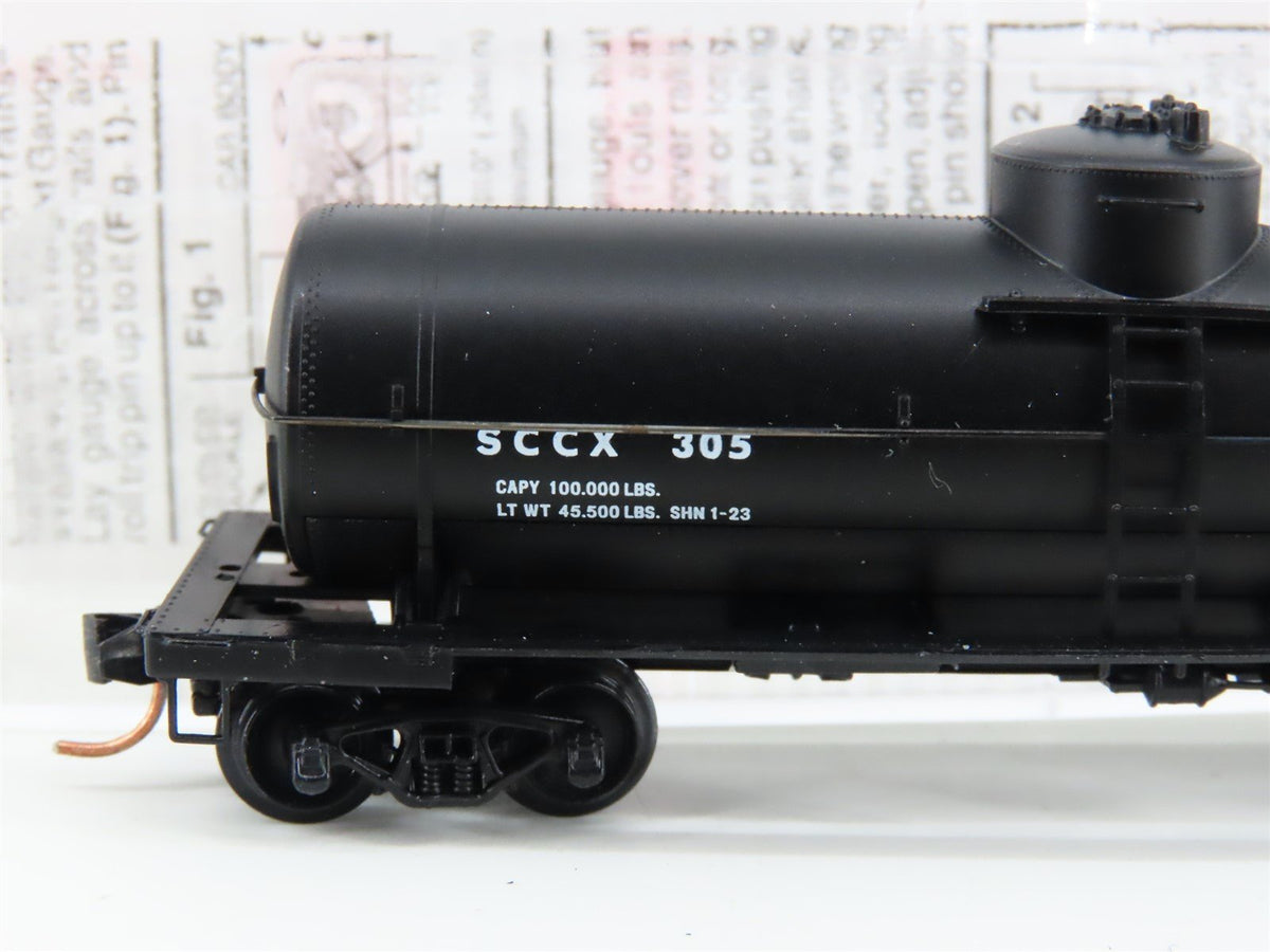 N Scale Micro-Trains MTL 65520 SCCX Shell 39&#39; Single Dome Tank Car #305