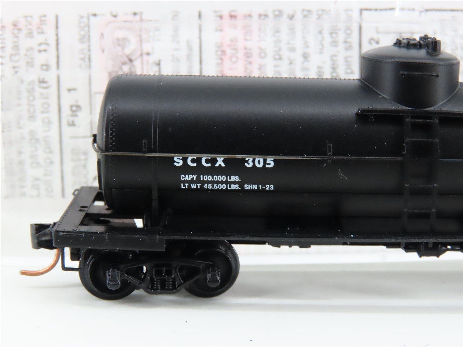 N Scale Micro-Trains MTL 65520 SCCX Shell 39' Single Dome Tank Car #305