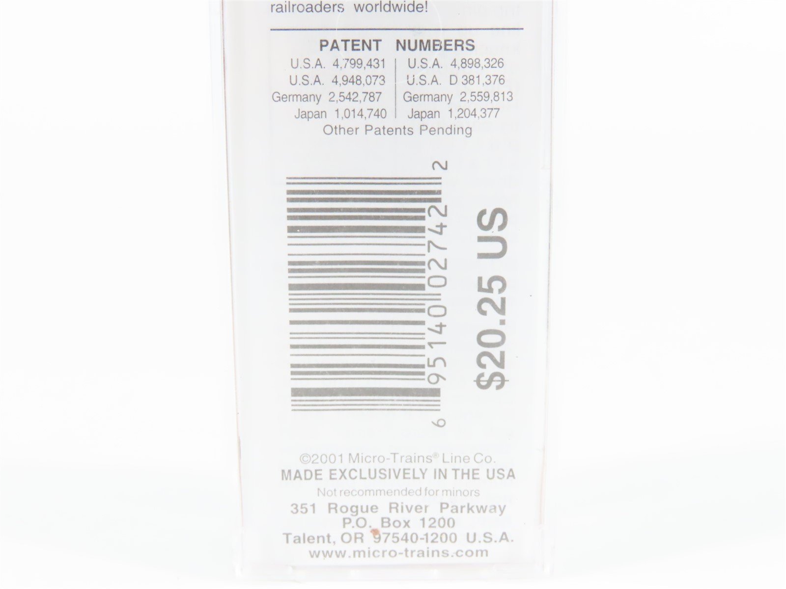 N Scale Micro-Trains MTL 65520 SCCX Shell 39' Single Dome Tank Car #305