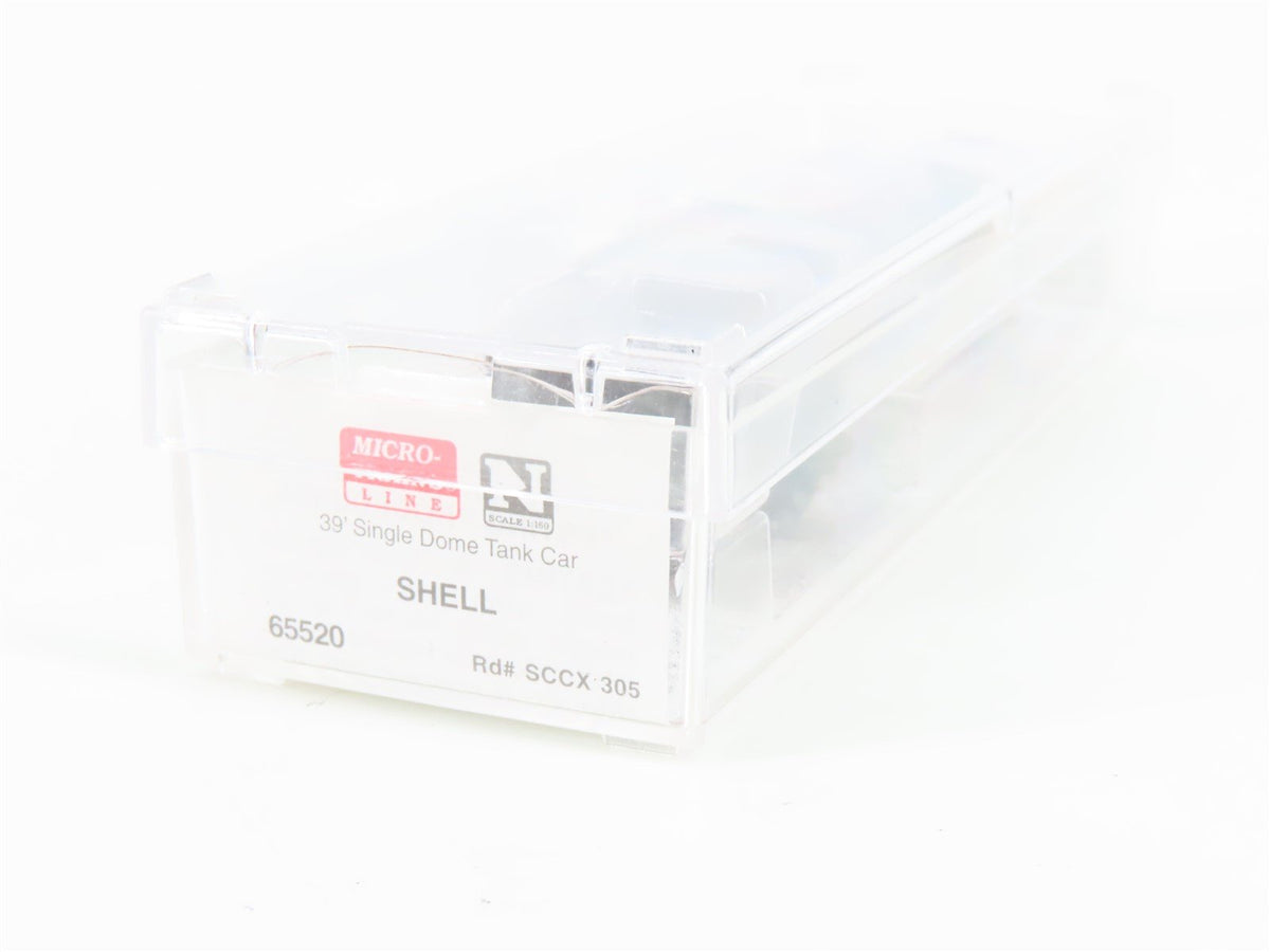 N Scale Micro-Trains MTL 65520 SCCX Shell 39&#39; Single Dome Tank Car #305