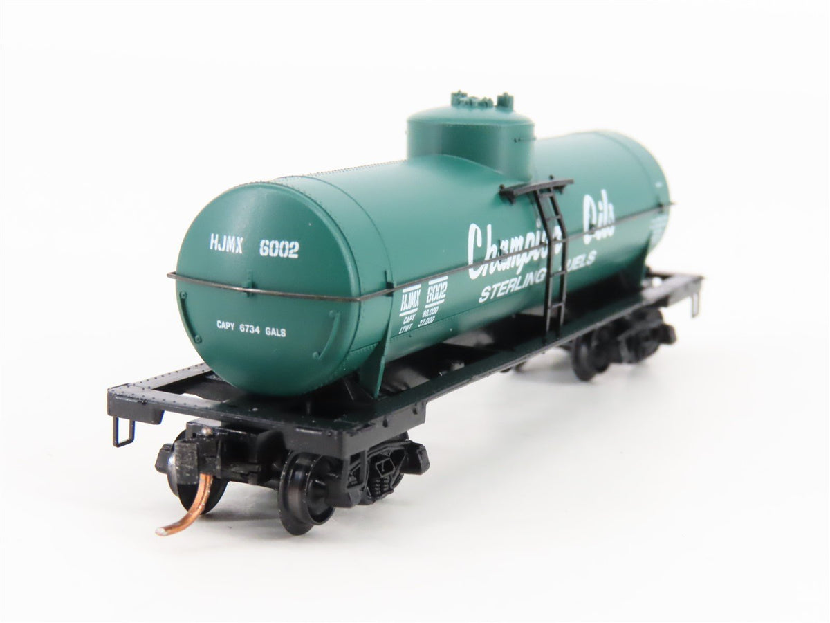 N Scale Micro-Trains MTL 65490 HJMX Champion Oils 39&#39; Single Dome Tank Car #6002