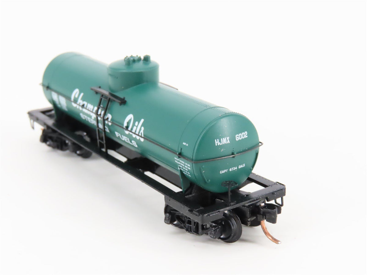 N Scale Micro-Trains MTL 65490 HJMX Champion Oils 39&#39; Single Dome Tank Car #6002
