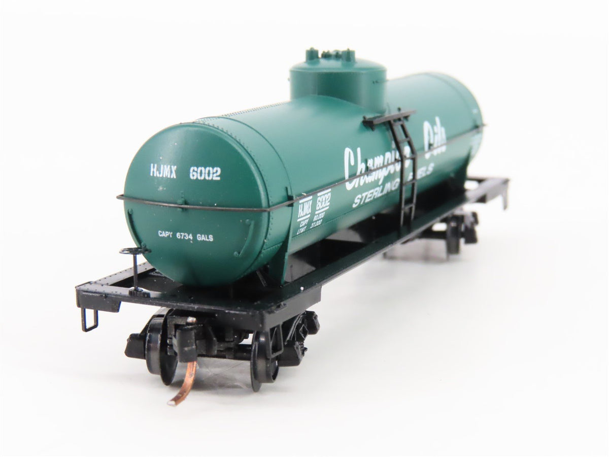 N Scale Micro-Trains MTL 65490 HJMX Champion Oils 39&#39; Single Dome Tank Car #6002