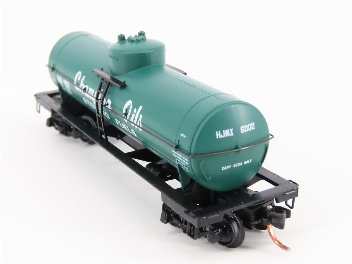 N Scale Micro-Trains MTL 65490 HJMX Champion Oils 39&#39; Single Dome Tank Car #6002