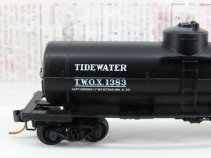 N Micro-Trains MTL 65480 TWOX Tide Water Oil Co 39' Single Dome Tank Car #1383