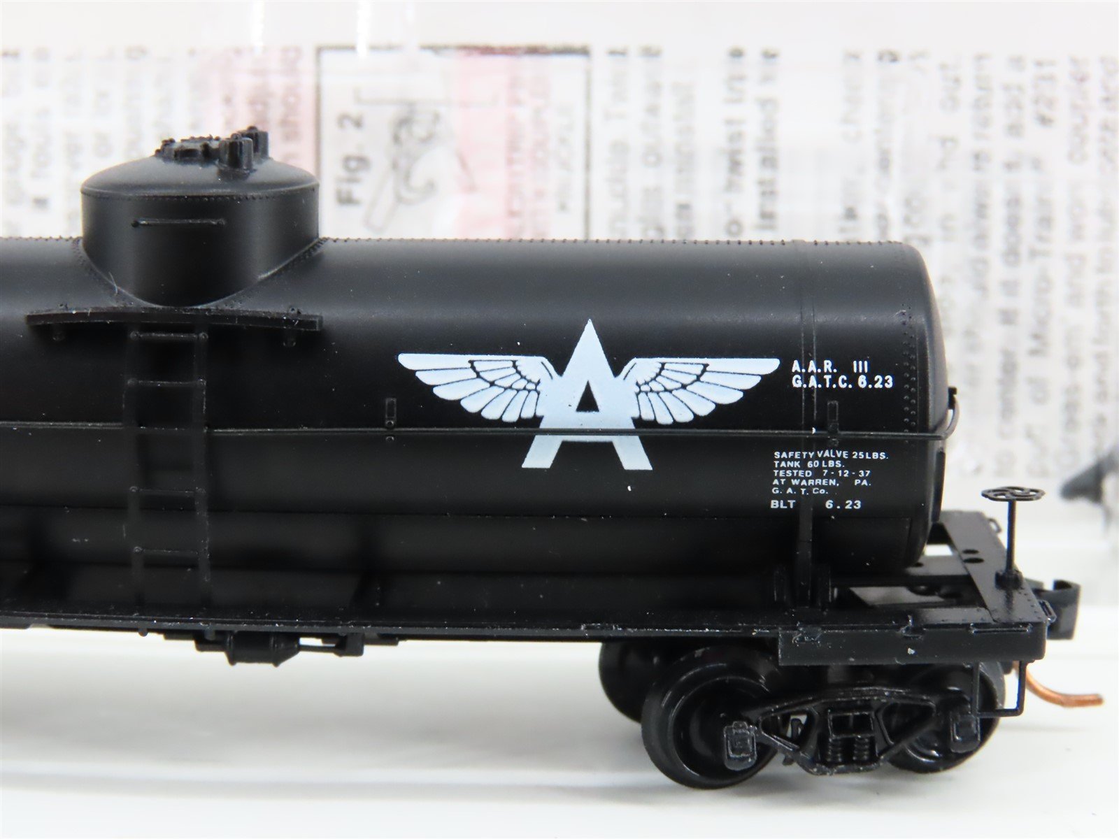 N Micro-Trains MTL 65480 TWOX Tide Water Oil Co 39' Single Dome Tank Car #1383