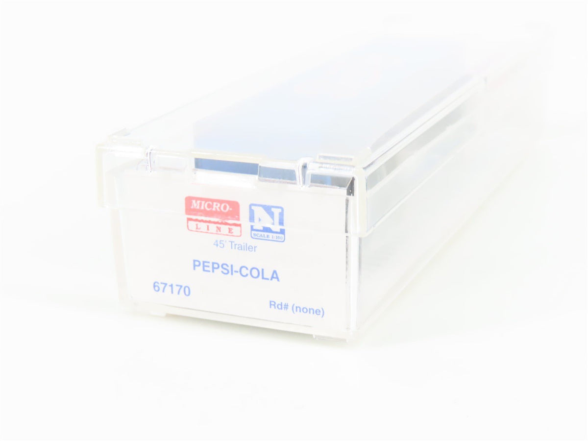 N Scale Micro-Trains MTL 67170 Pepsi-Cola 45&#39; Trailer
