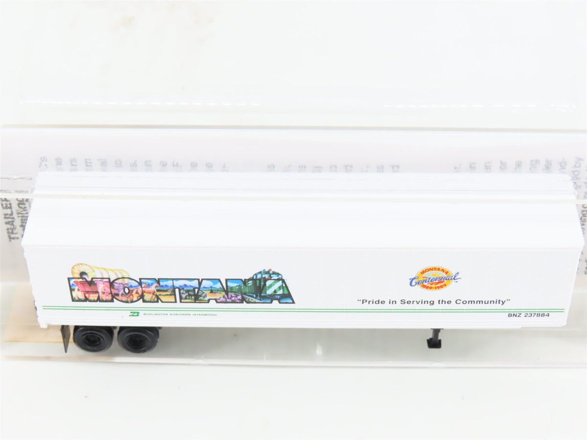 N Scale Micro-Trains MTL 67150 BN Intermodal Montana 45&#39; Trailer BNZ 237884
