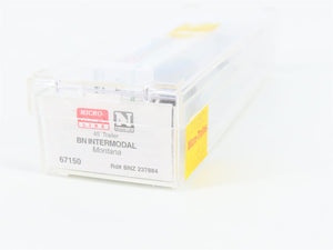 N Scale Micro-Trains MTL 67150 BN Intermodal Montana 45' Trailer BNZ 237884