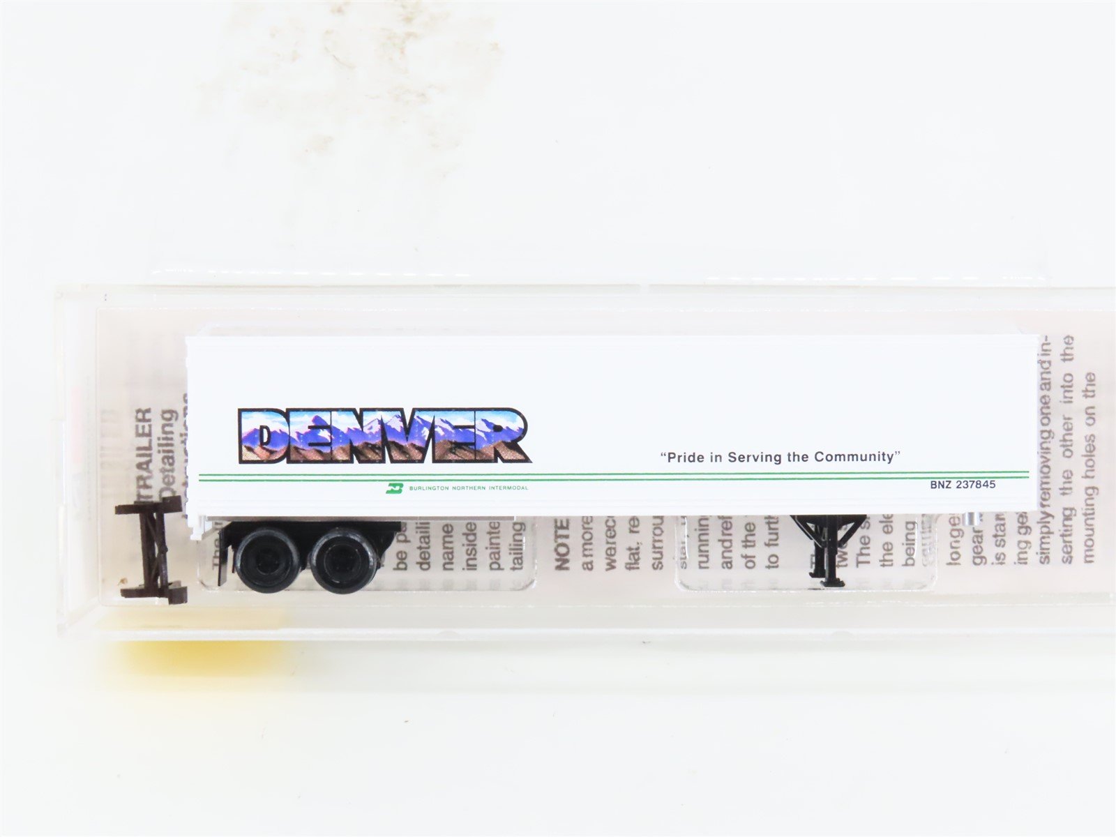 N Scale Micro-Trains MTL 67140 BN Intermodal Denver 45' Trailer BNZ 237845