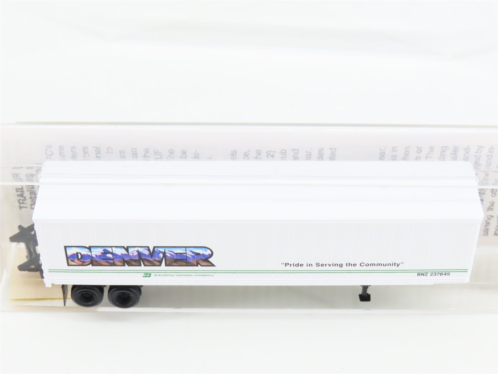 N Scale Micro-Trains MTL 67140 BN Intermodal Denver 45' Trailer BNZ 237845