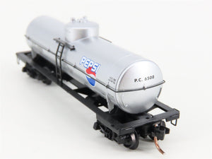 N Scale Micro-Trains MTL 65450 PC Pepsi-Cola 39' Single Dome Tank Car #6508