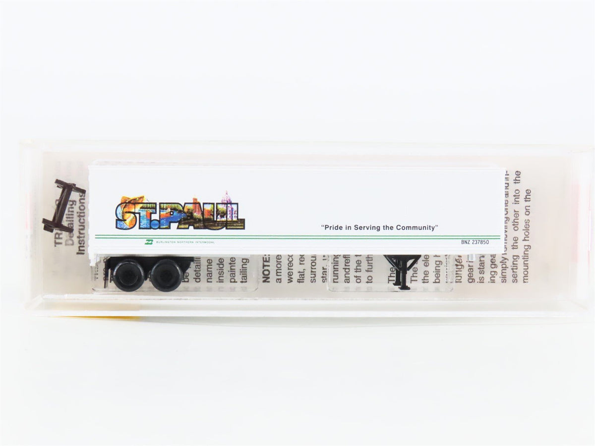 N Scale Micro-Trains MTL 67130 BN Intermodal St. Paul 45&#39; Trailer BNZ 237850