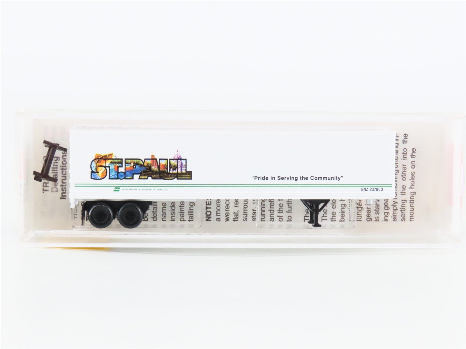 N Scale Micro-Trains MTL 67130 BN Intermodal St. Paul 45' Trailer BNZ 237850