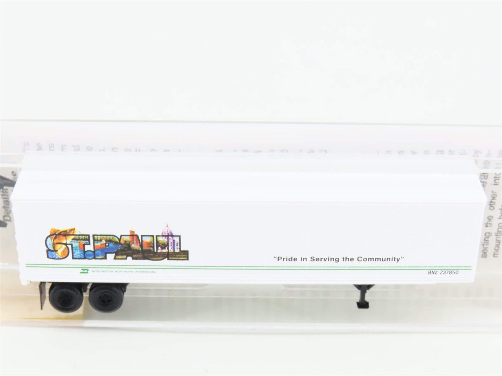 N Scale Micro-Trains MTL 67130 BN Intermodal St. Paul 45' Trailer BNZ 237850