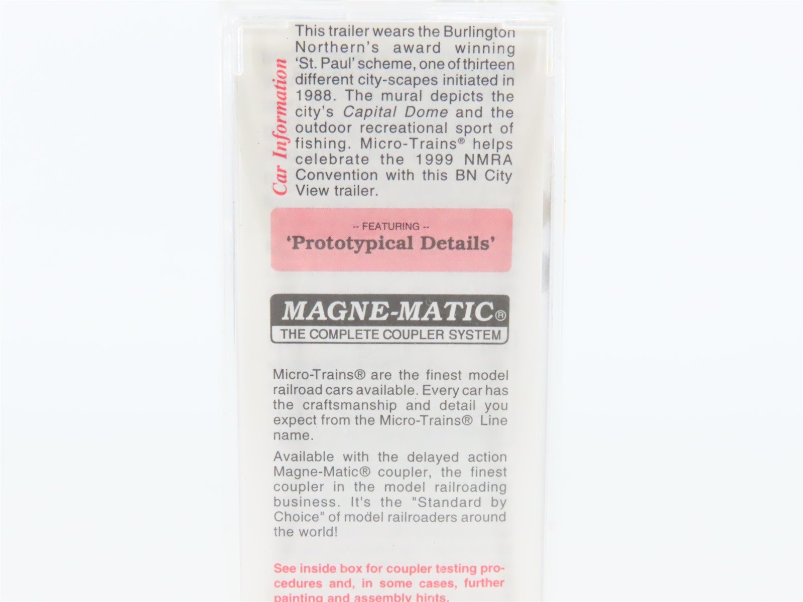 N Scale Micro-Trains MTL 67130 BN Intermodal St. Paul 45' Trailer BNZ 237850