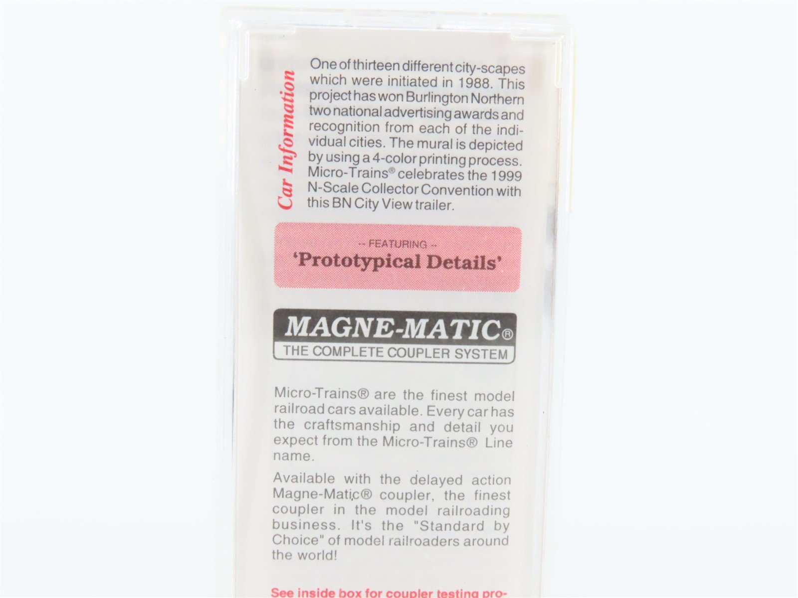 N Scale Micro-Trains MTL 67120 BN Intermodal St. Louis 45' Trailer BNZ 237829