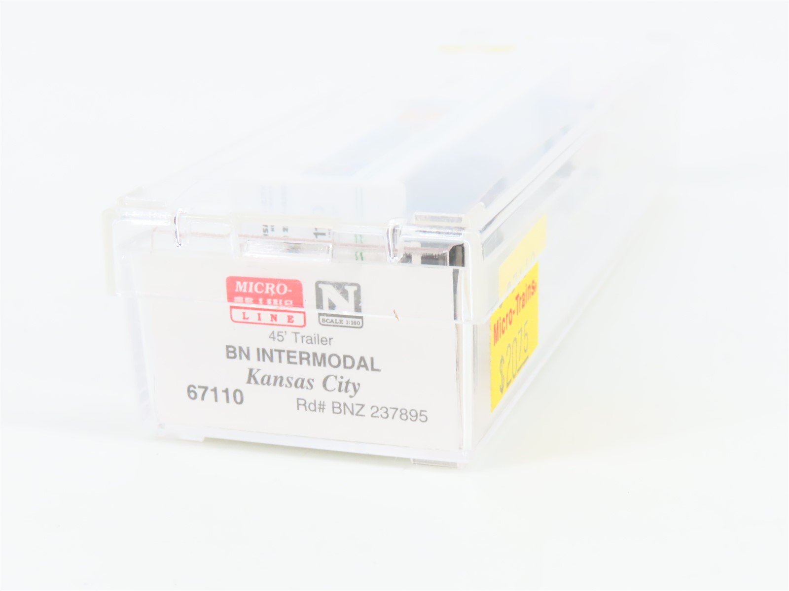 N Scale Micro-Trains MTL 67110 BN Intermodal Kansas City 45' Trailer BNZ 237895
