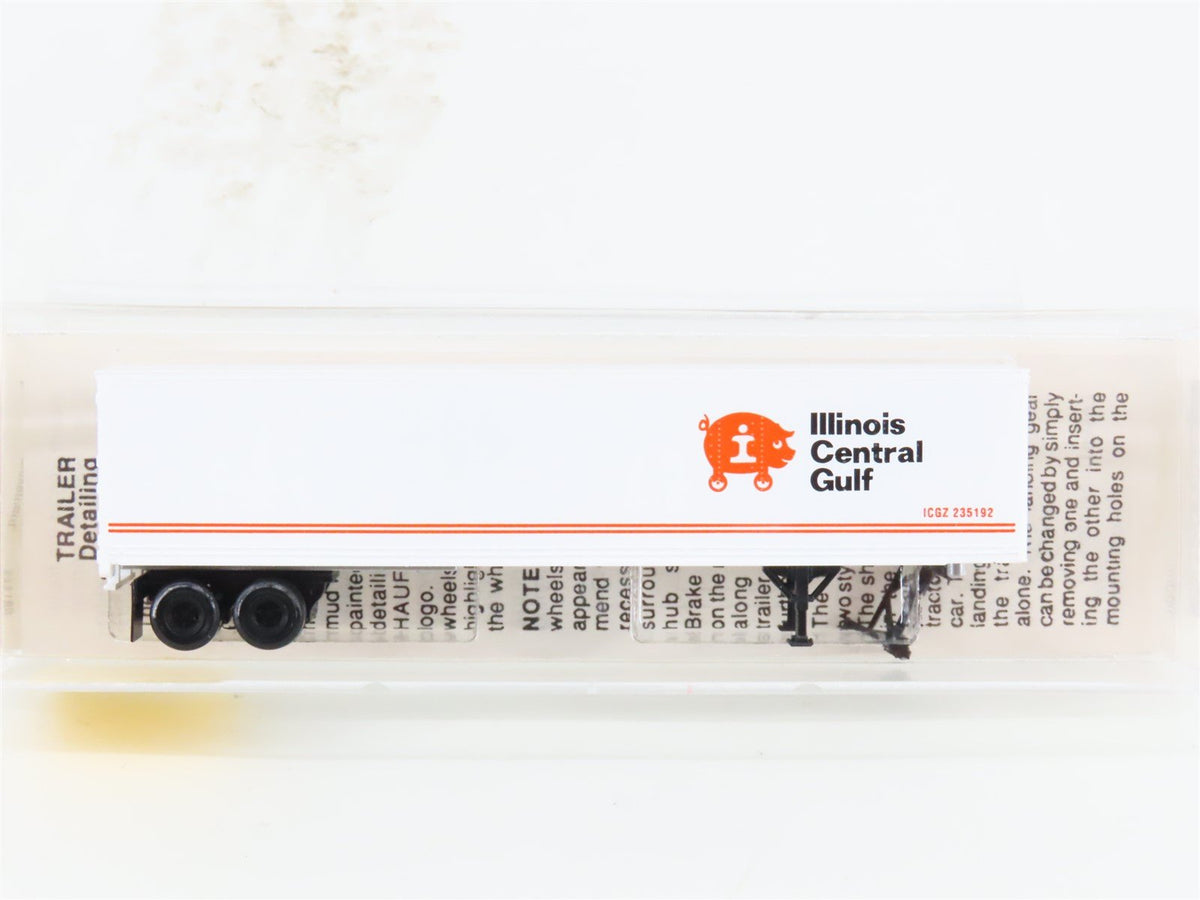 N Scale Micro-Trains MTL 67090 ICG Illinois Central Gulf 45&#39; Trailer ICGZ 235192