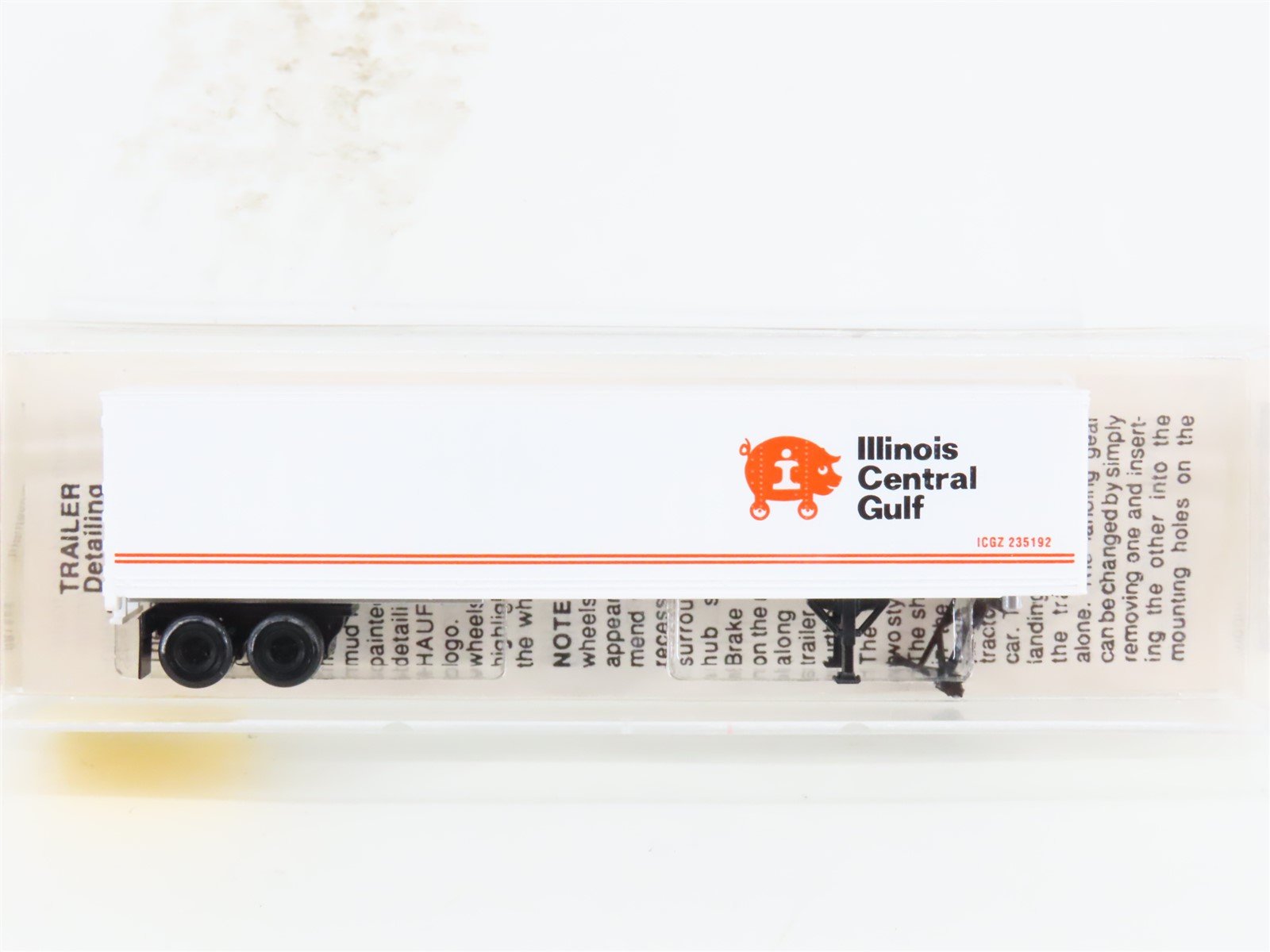 N Scale Micro-Trains MTL 67090 ICG Illinois Central Gulf 45' Trailer ICGZ 235192