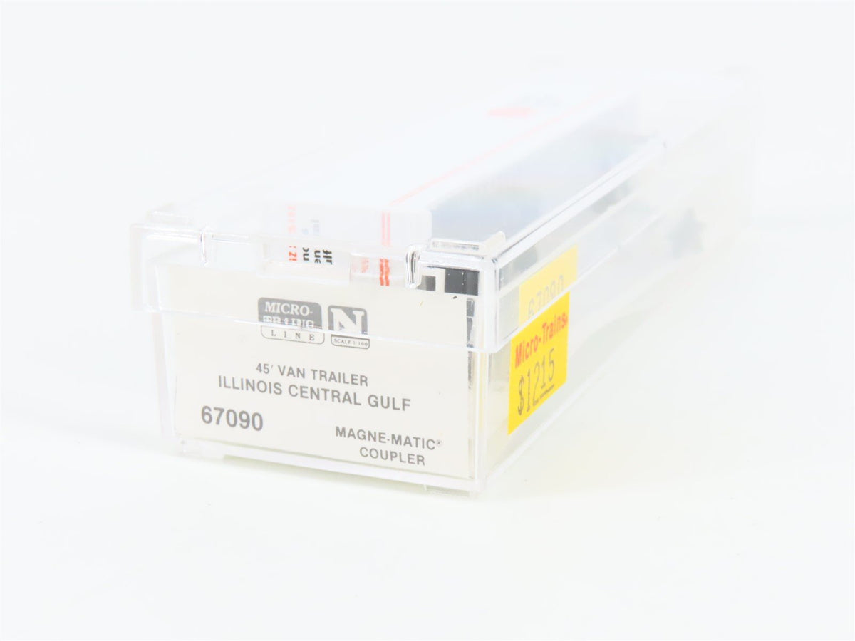 N Scale Micro-Trains MTL 67090 ICG Illinois Central Gulf 45&#39; Trailer ICGZ 235192