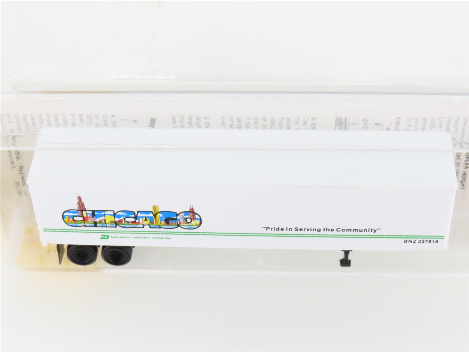 N Micro-Trains MTL 67080 BN Burlington Northern Chicago 45' Trailer BNZ 237819
