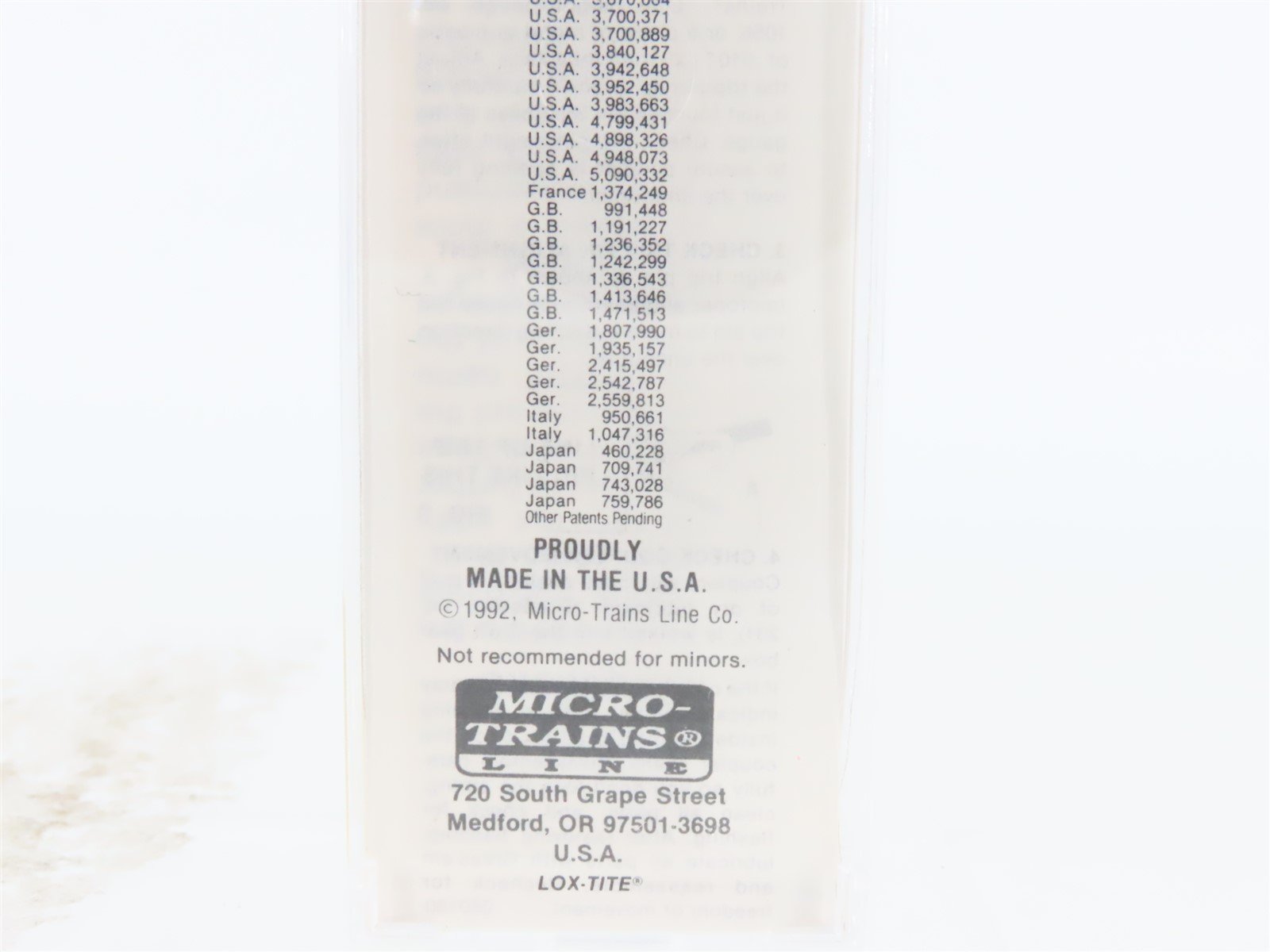 N Micro-Trains MTL 67080 BN Burlington Northern Chicago 45' Trailer BNZ 237819