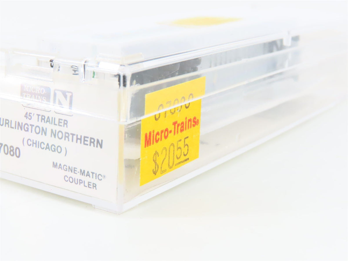N Micro-Trains MTL 67080 BN Burlington Northern Chicago 45&#39; Trailer BNZ 237819