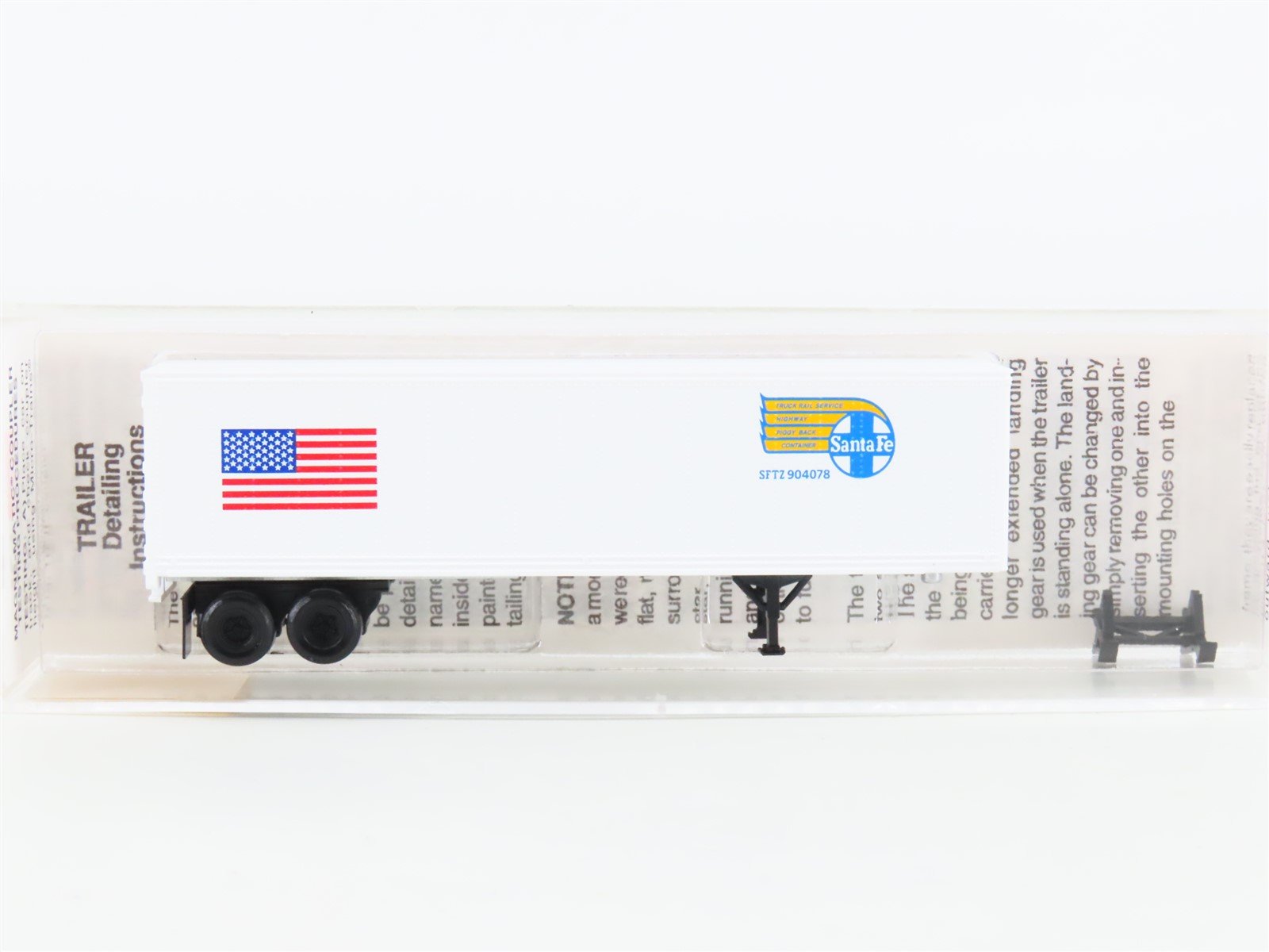 N Scale Micro-Trains MTL 66100 ATSF Santa Fe 40' Trailer SFTZ 904078