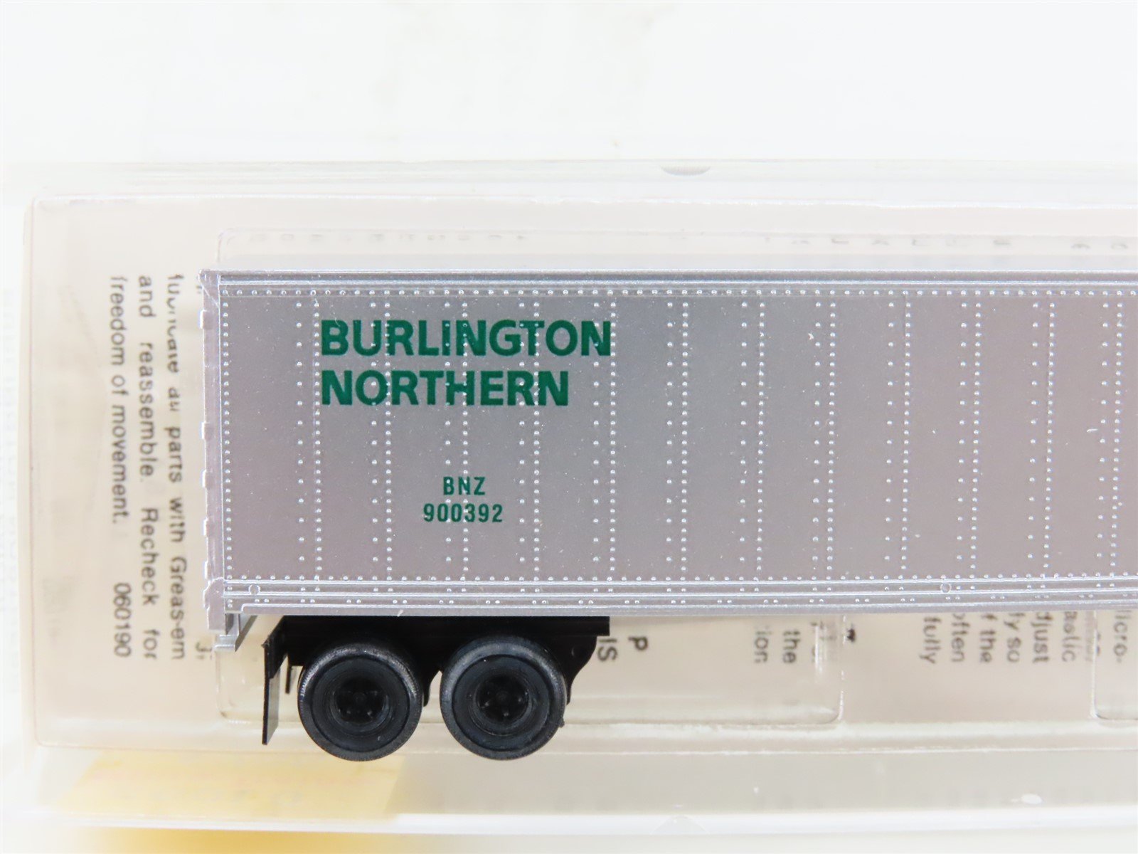 N Scale Micro-Trains MTL 66010 BN Burlington Northern 40' Trailer BNZ 900392